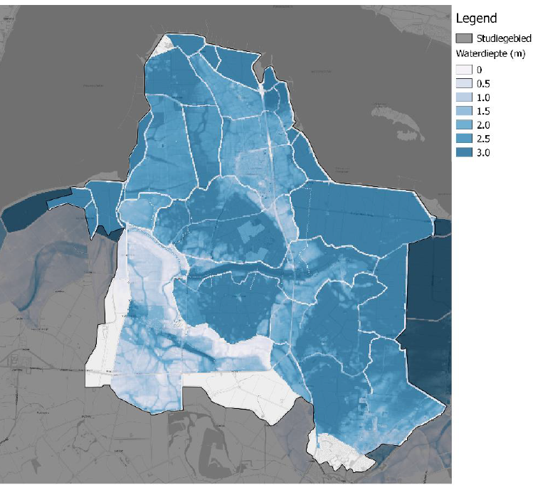 Flood map Kloosterzande.png